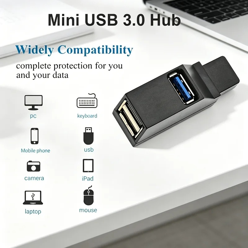 Laptop Accessories Usb - Hub USB 3.0 2.0 z obrotowymi