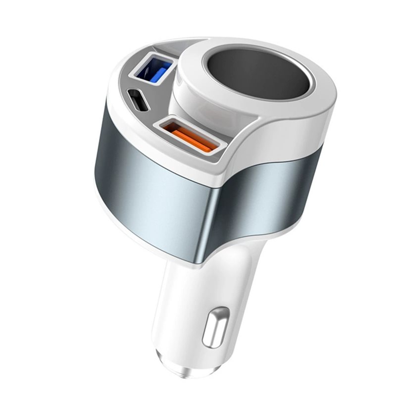 Usb C Power Adapter - Samochodowy rozdzielacz gniazda zapalniczki z szybkim