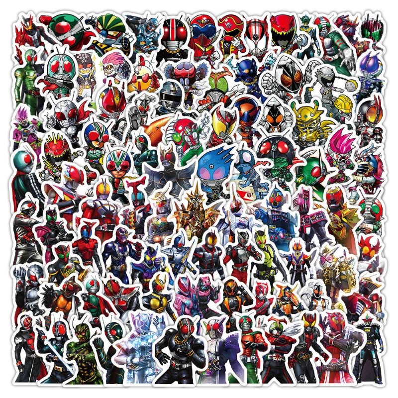 Laptop Accessories Wholesale - 103 szt. Naklejki Kamen Rider Estetyczne,