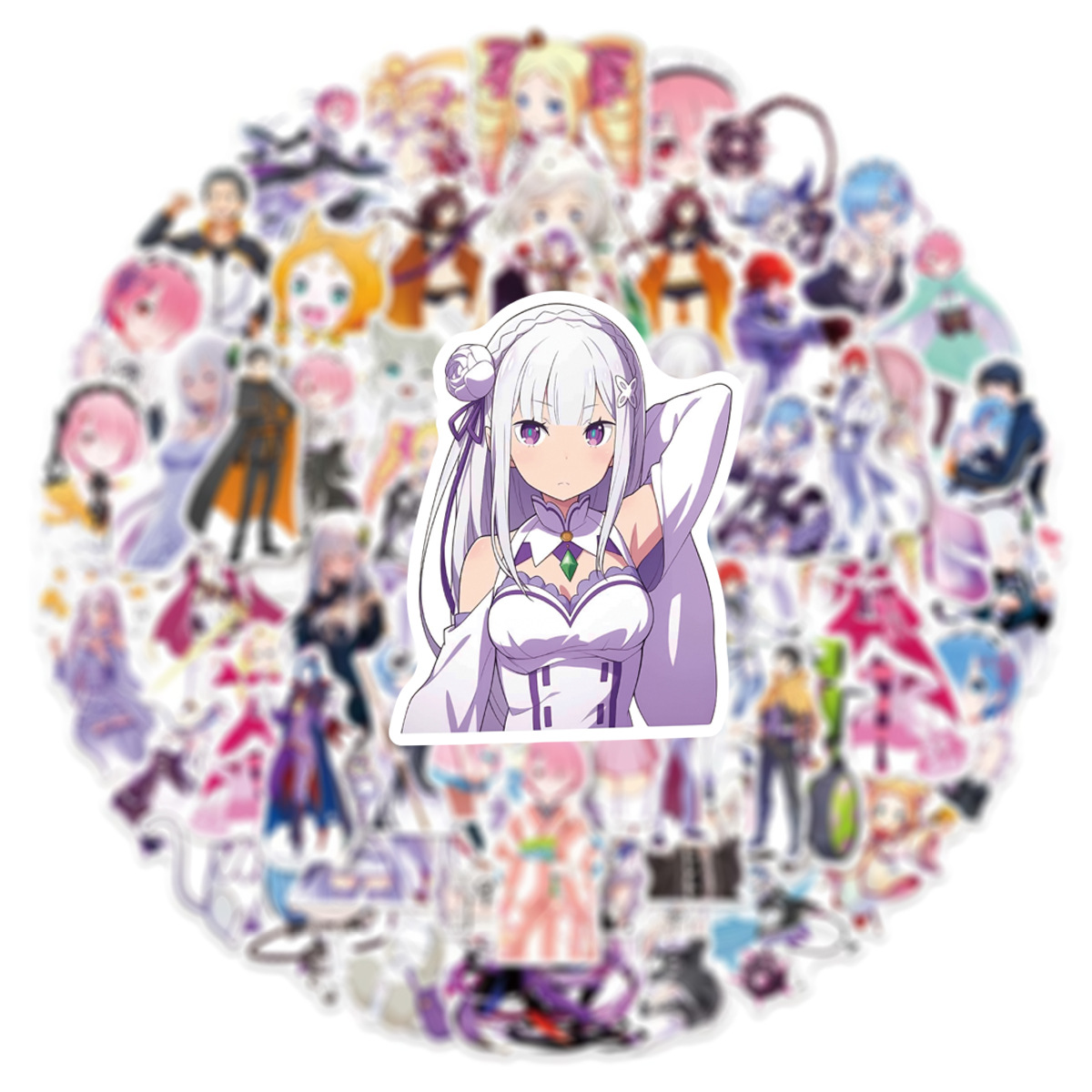 50 szt. Naklejki Re:Zero - Życ – Laptop Accessories Ram recenzja i cena