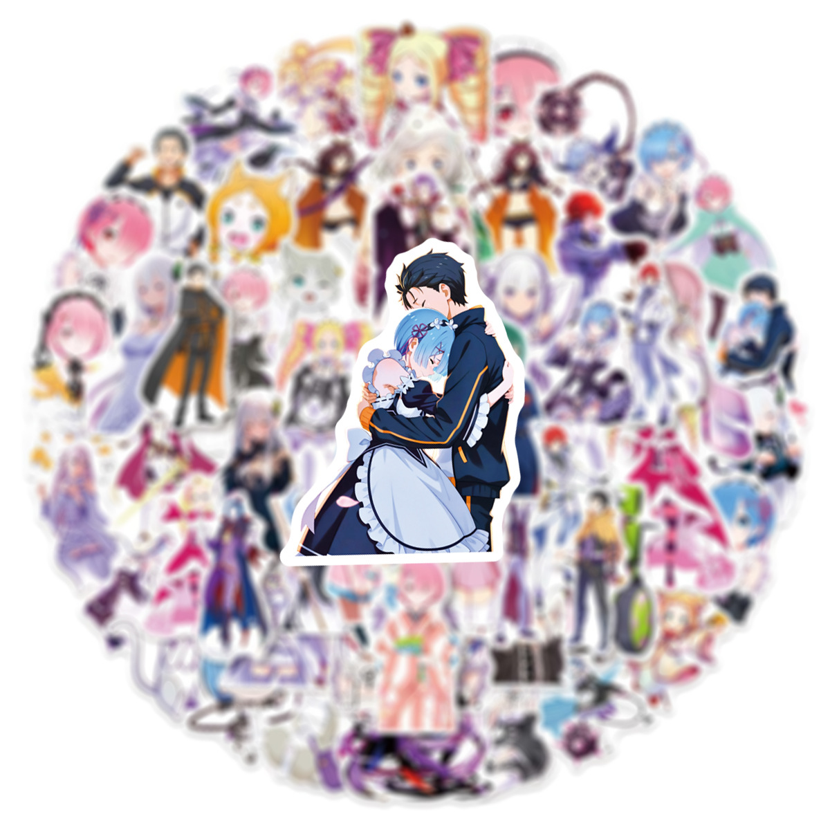 50 szt. Naklejki Re:Zero - Życ – Laptop Accessories Ram recenzja i cena