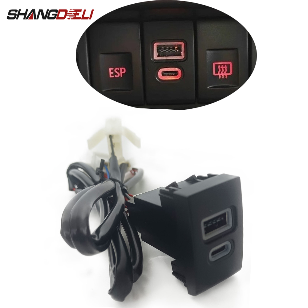 1 szt. Ładowarka samochodowa Q – Usb C Power Adapter recenzja i cena
