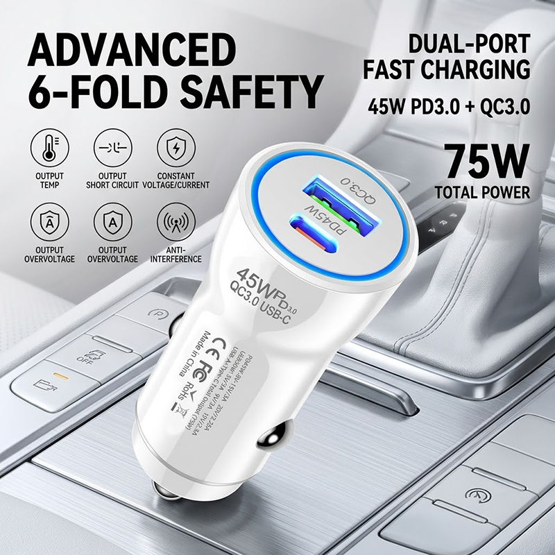 Szybka ładowarka samochodowa 4 – Usb C Power Adapter recenzja i cena