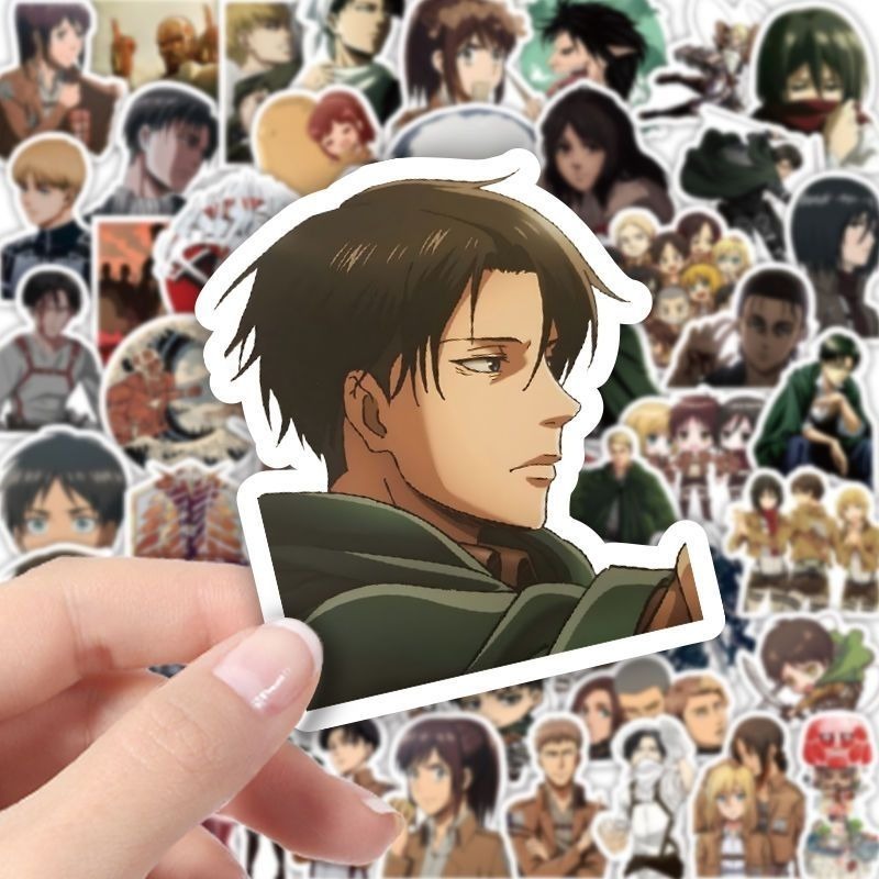 60 szt. Naklejek Anime Atak Ty – Laptop Accessories Wholesale recenzja i cena