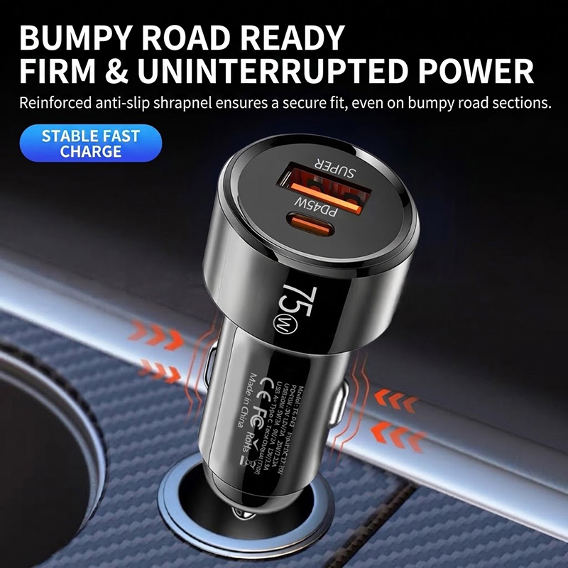 Ładowarka samochodowa 75W z dw – Usb C Power Adapter recenzja i cena