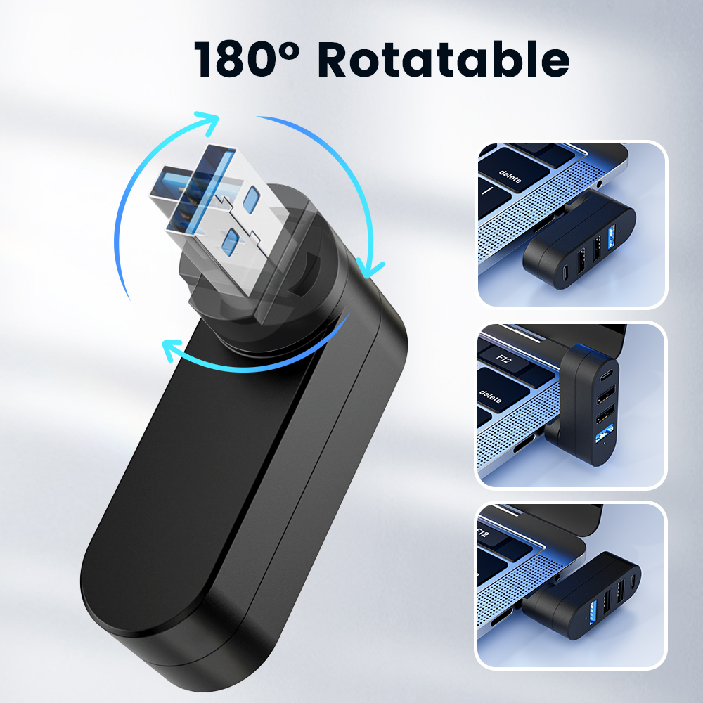 Hub USB 3.0 Mini Splitter Box  – Laptop Accessories Usb recenzja i cena