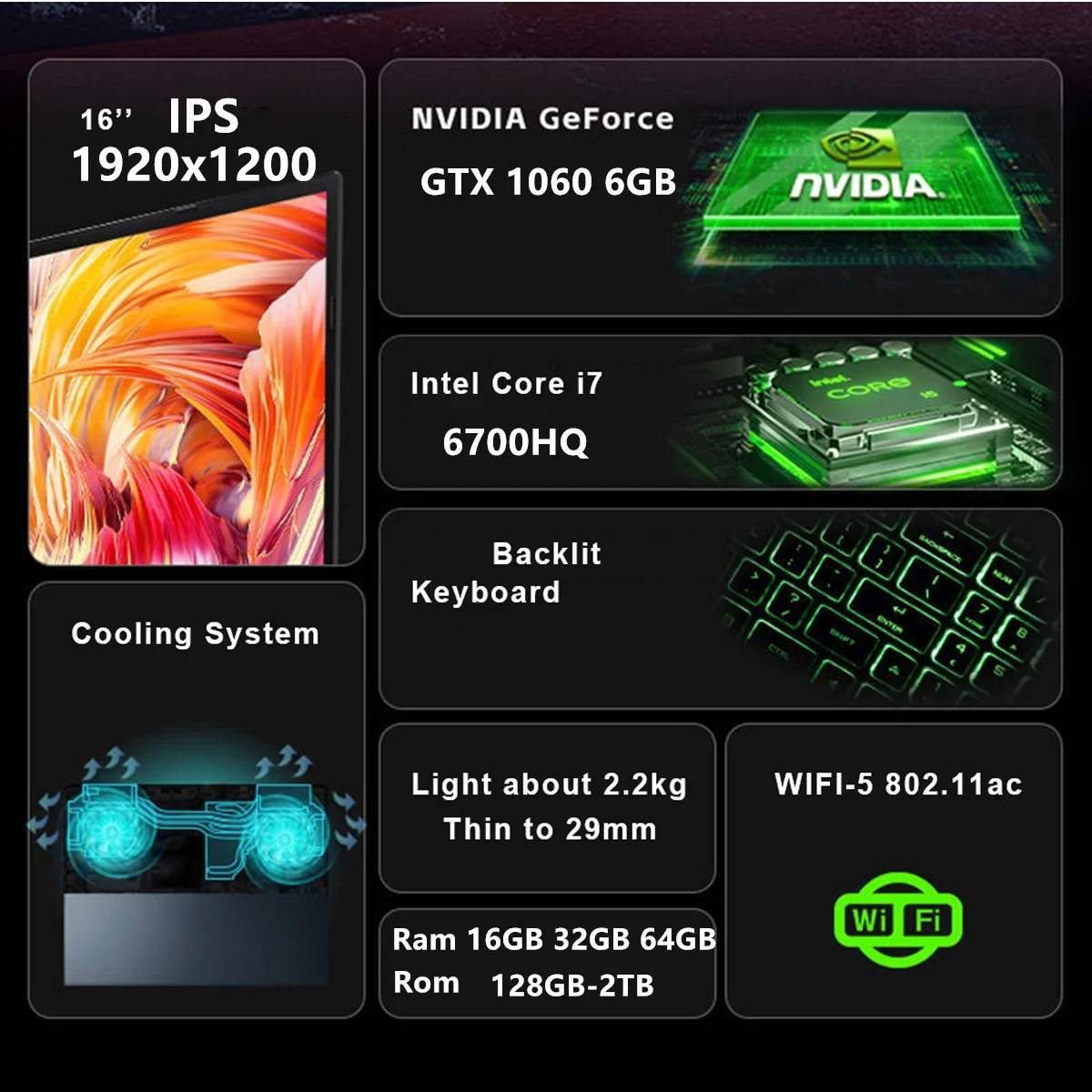 CARBAYTA Intel Core I7 6700HQ  – Laptop Accessories Ram recenzja i cena