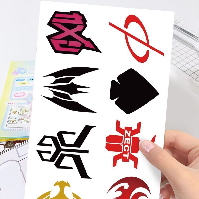 60 arkuszy naklejek z logo Kam – Laptop Accessories Wholesale recenzja i cena